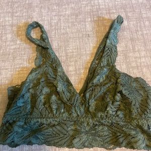 Aerie olive green lace Bralette
